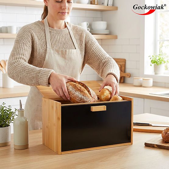 Bamboo Bread Box CHARLES