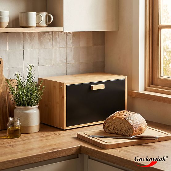 Bamboo Bread Box CHARLES