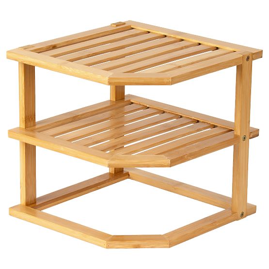 Bamboo Corner Kitchen Shelf DEDAL