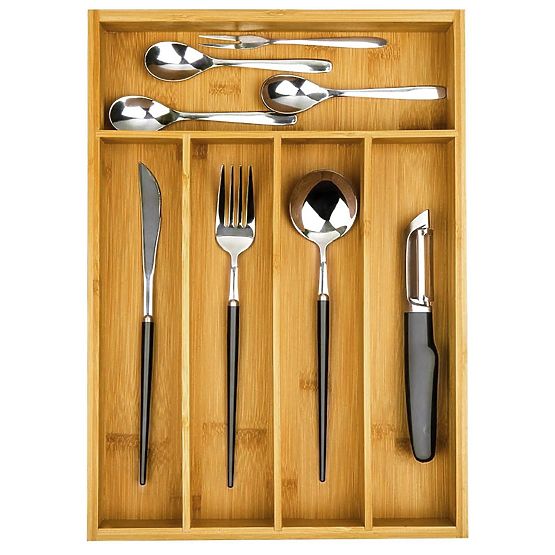 Bamboo Cutlery Organizer GAEL