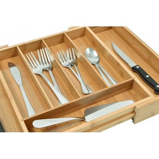 Bamboo Cutlery Organizer Insert Juan