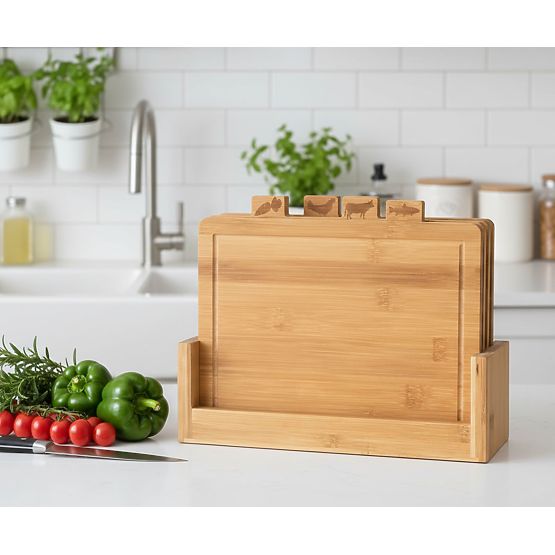 Bamboo Cutting Board Dori Set of 4 Pieces