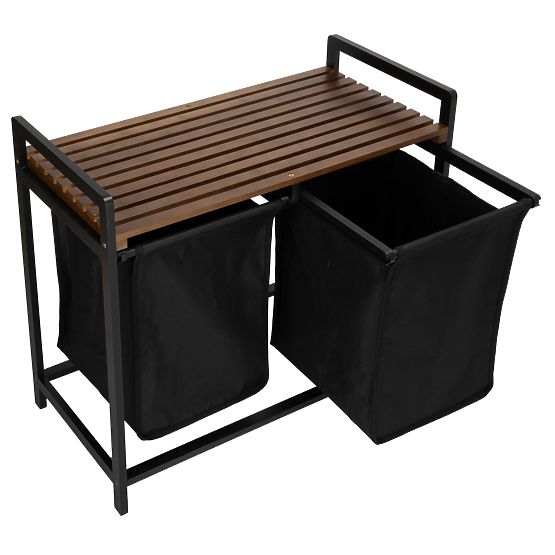 Bamboo Laundry Basket HANOI BLACK