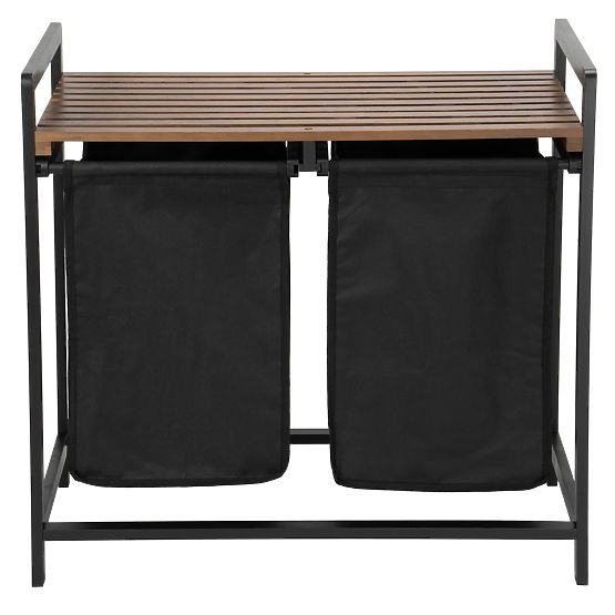 Bamboo Laundry Basket HANOI BLACK