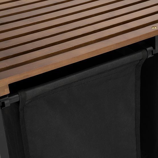 Bamboo Laundry Basket HANOI BLACK