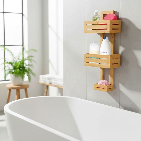 Bamboo Shelf MANILA 3 Levels for Kitchen and Bathroom