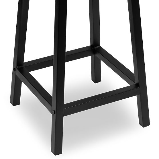Bar Stool Flint Rustic Loft Industrial Aged Oak