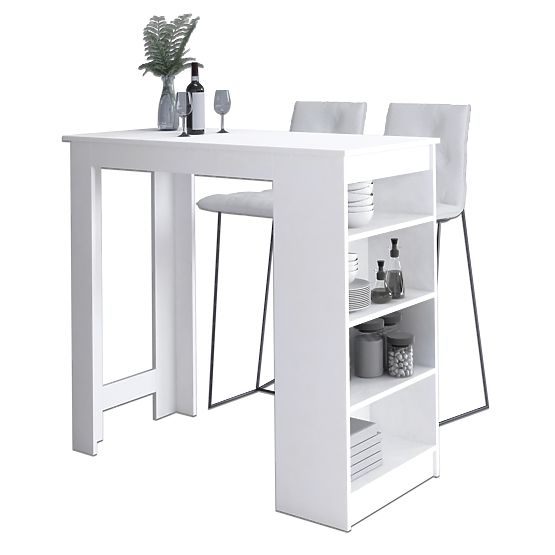 Bar Table for Bar Stool 115 cm White