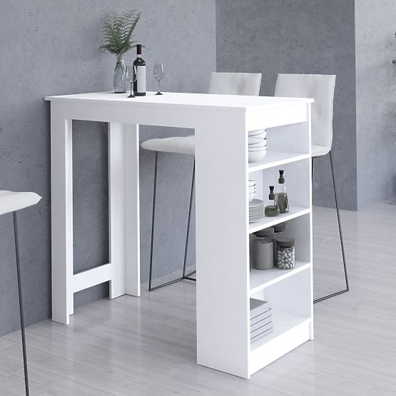 Bar Table for Bar Stool 115 cm White