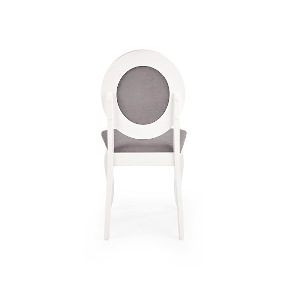 BAROCK Chair White/Grey (1p=2pcs)