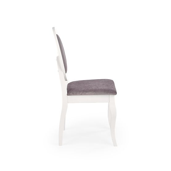 BAROCK Chair White/Grey (1p=2pcs)
