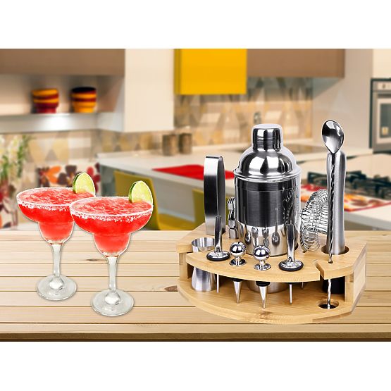 Bartender Set CHESTER Chrome 12 Pieces