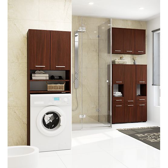 BATHROOM CABINET FIN COLUMN 30 2D 140cm WENGE