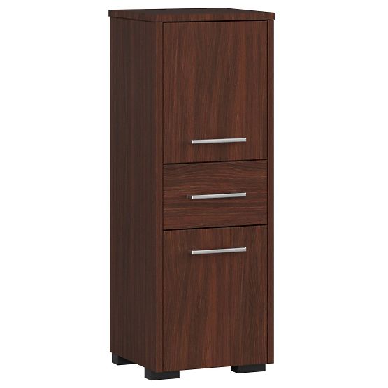 BATHROOM CABINET FIN COLUMN 30 2D 1SZ 85cm WENGE