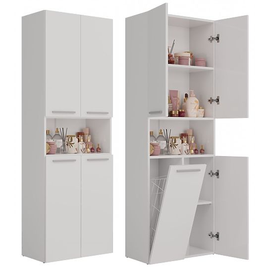 Bathroom Cabinet Nel 1K/DK WHITE