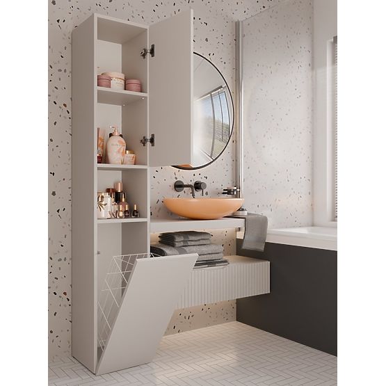 Bathroom Cabinet Nel III CASHMERE