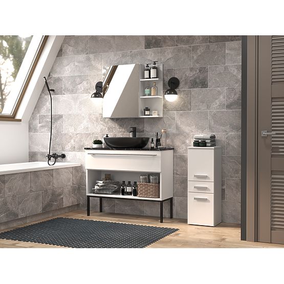 Bathroom Cabinet Nel V DDS WHITE