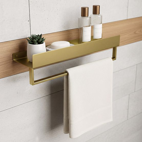 Bathroom Shelf for Bathtub SF01 45cm Brushed Gold