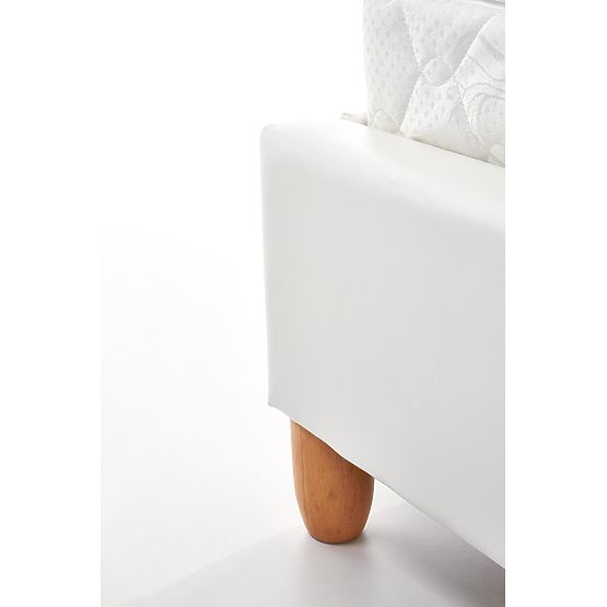 Upholstered bed 160x200 SANDY - light grey