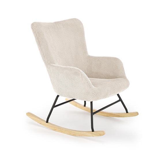 BELMIRO Relaxation Chair with Rocking Function, Cream (1p=1pc)
