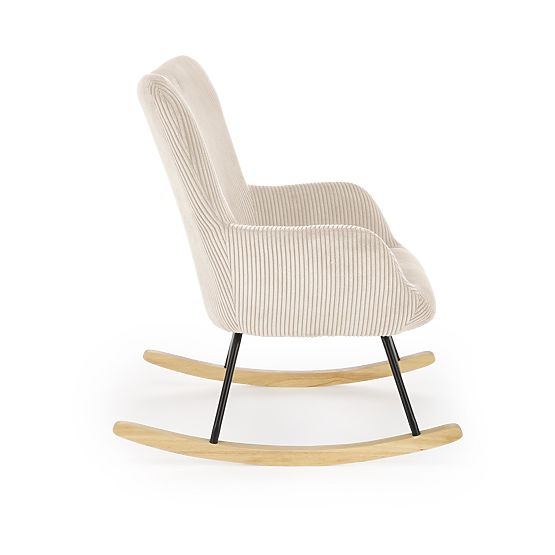 BELMIRO Relaxation Chair with Rocking Function, Cream (1p=1pc)