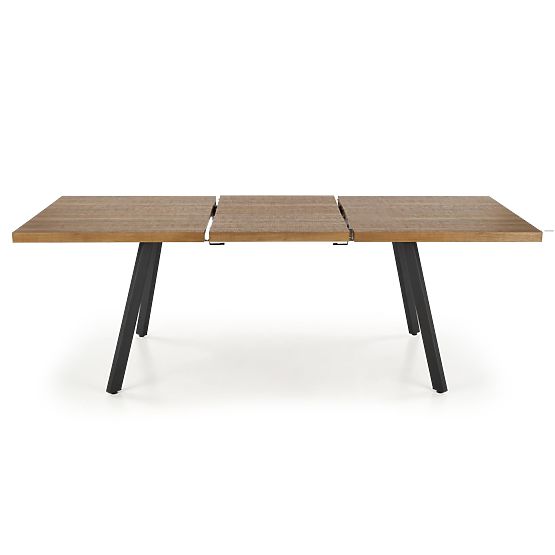 BERLIN Extendable Table 140-180 cm, Top - Walnut, Frame - Black (2p=1pc)