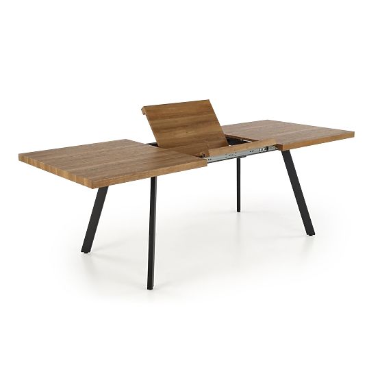 BERLIN Extendable Table 140-180 cm, Top - Walnut, Frame - Black (2p=1pc)