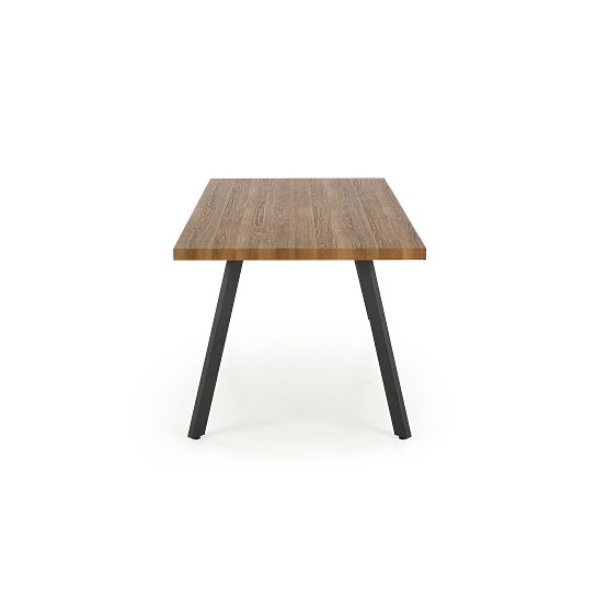 BERLIN Extendable Table 140-180 cm, Top - Walnut, Frame - Black (2p=1pc)