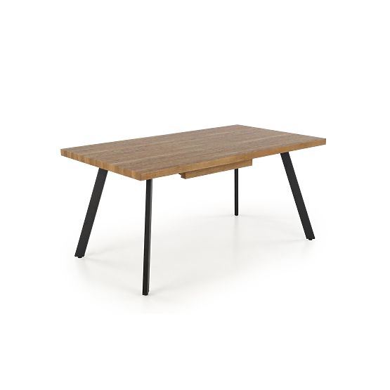 BERLIN Extendable Table 140-180 cm, Top - Walnut, Frame - Black (2p=1pc)