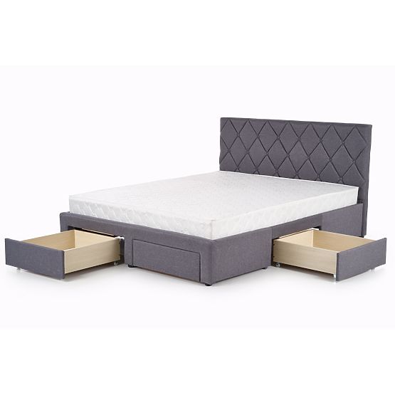 BETINA 160 Bed with Drawers Gray (4p=1pc)
