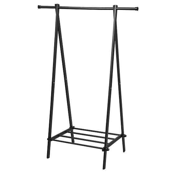 Black clothes hanger