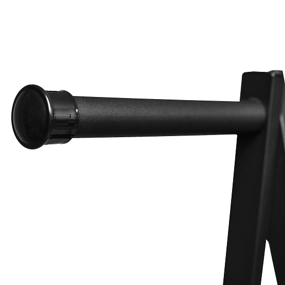 Black clothes hanger