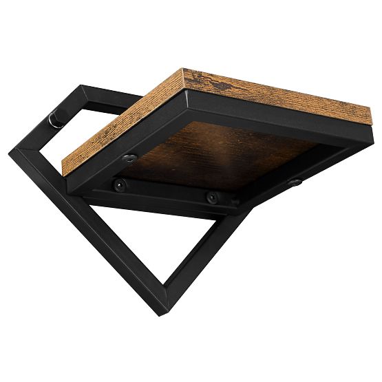 Black Metal Wall Planter Doron Rustic Loft