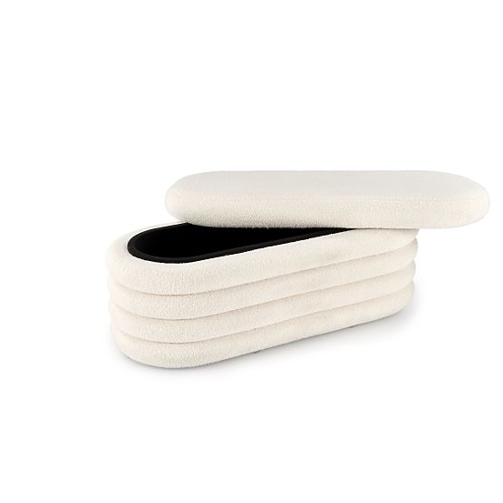 BLISS Bench with Storage, Cream (1p=1pc)
