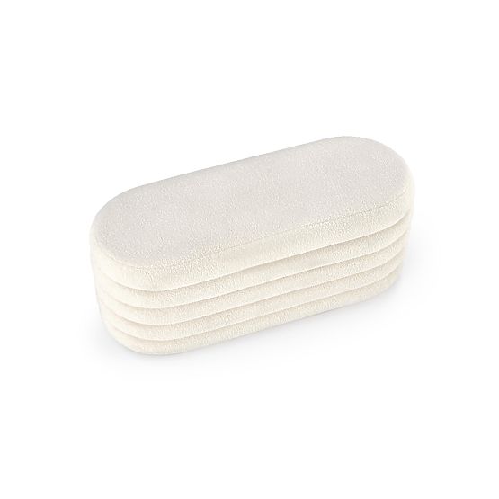 BLISS Bench with Storage, Cream (1p=1pc)