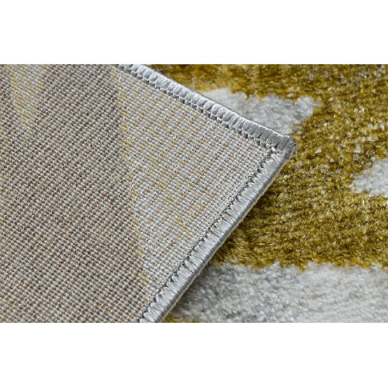 BLISS Z217AZ276 Carpet Gold / Gray - Palm Leaves, Modern, Textured
