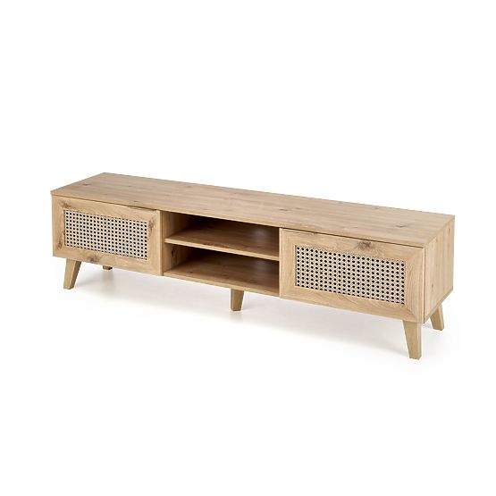 BORNEO RTV-1 TV Stand Artisan Oak/Black (1p=1pc)
