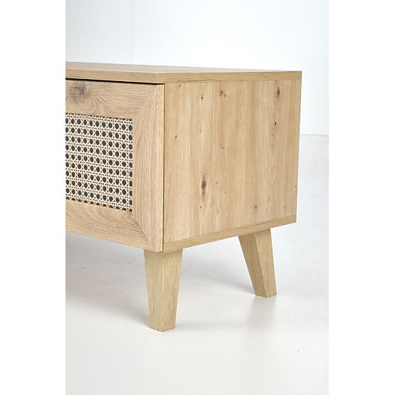 BORNEO RTV-1 TV Stand Artisan Oak/Black (1p=1pc)