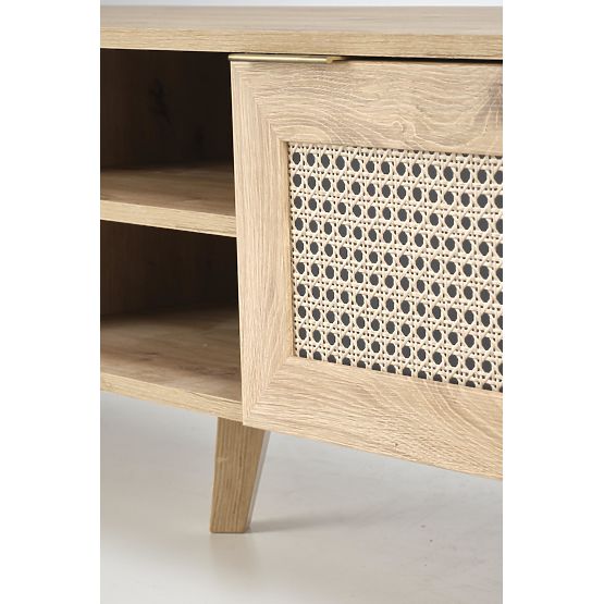 BORNEO RTV-1 TV Stand Artisan Oak/Black (1p=1pc)