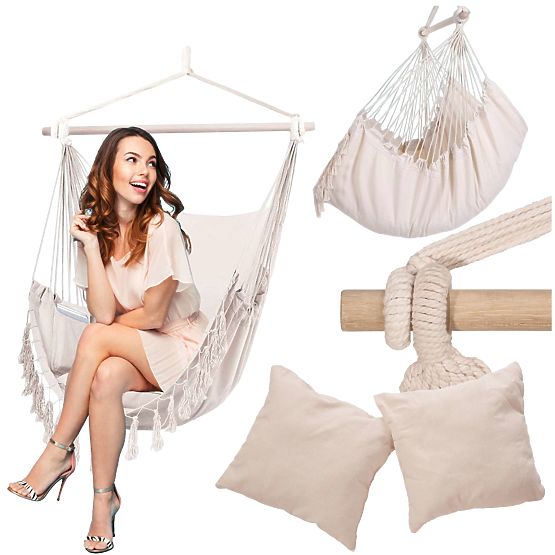 Brazilian Hammock Chair BAHIO Beige