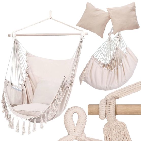 Brazilian Hammock Chair BAHIO Beige