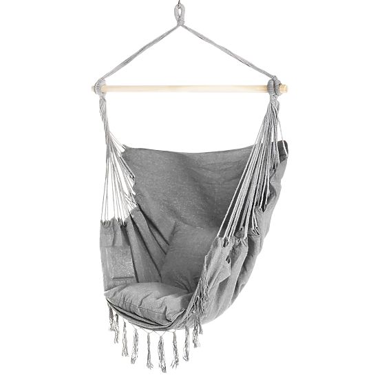Brazilian Hammock Chair BAHIO Gray