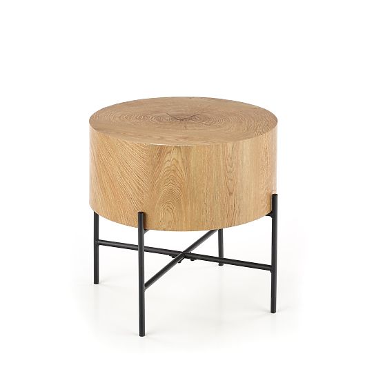 BROOKLYN-S Coffee Table Natural Oak/Black (1p=1pc)