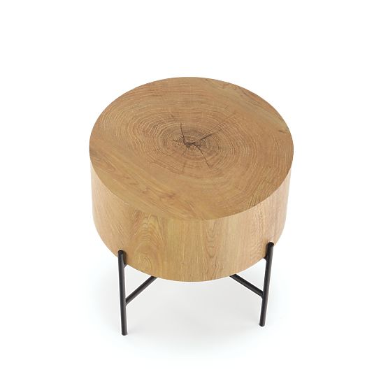 BROOKLYN-S Coffee Table Natural Oak/Black (1p=1pc)