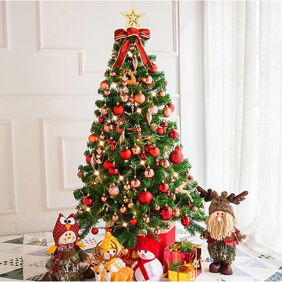 BROWN CHRISTMAS BALLS 34 PCS SYSD1688-038