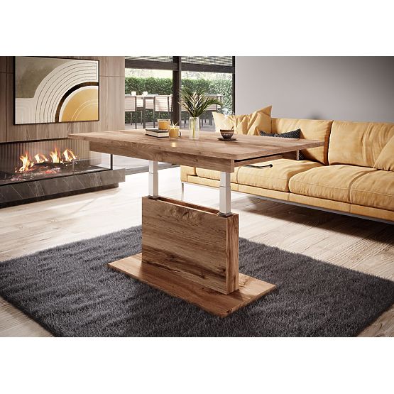 BUSETTI Coffee Table Top: Oak Wotan, Legs: Oak Wotan (2p=1pc)