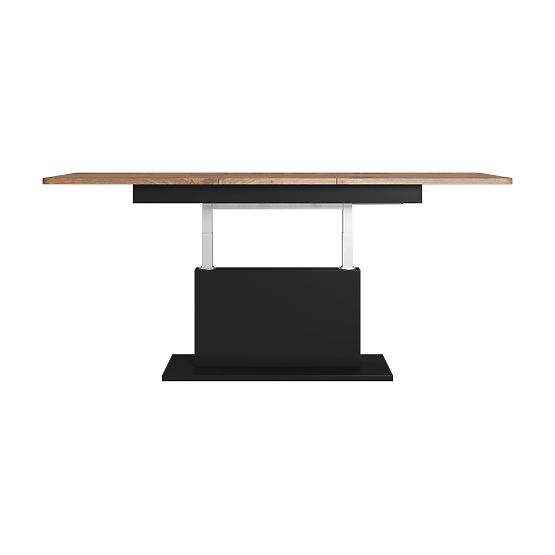 BUSETTI Coffee Table Top: Wotan Oak, Legs: Matte Black (2p=1pc)