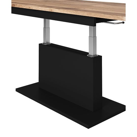 BUSETTI Coffee Table Top: Wotan Oak, Legs: Matte Black (2p=1pc)