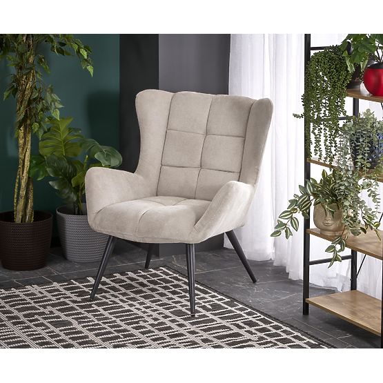 BYRON Beige Recliner Chair (1p=1pc)