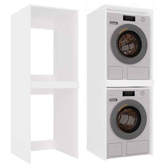 Cabinet for Washing Machine and Dryer POLA TWIN White